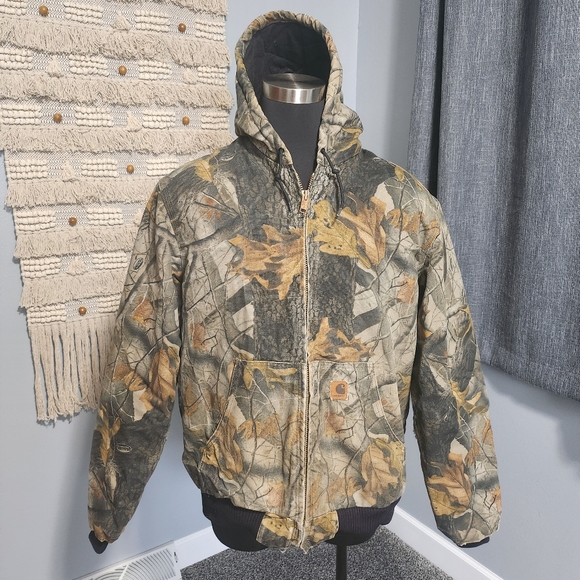 Carhartt Other - Men's Carhartt Active Camo Hunting Quilt Lined Jacket Real Tree - Large Tall